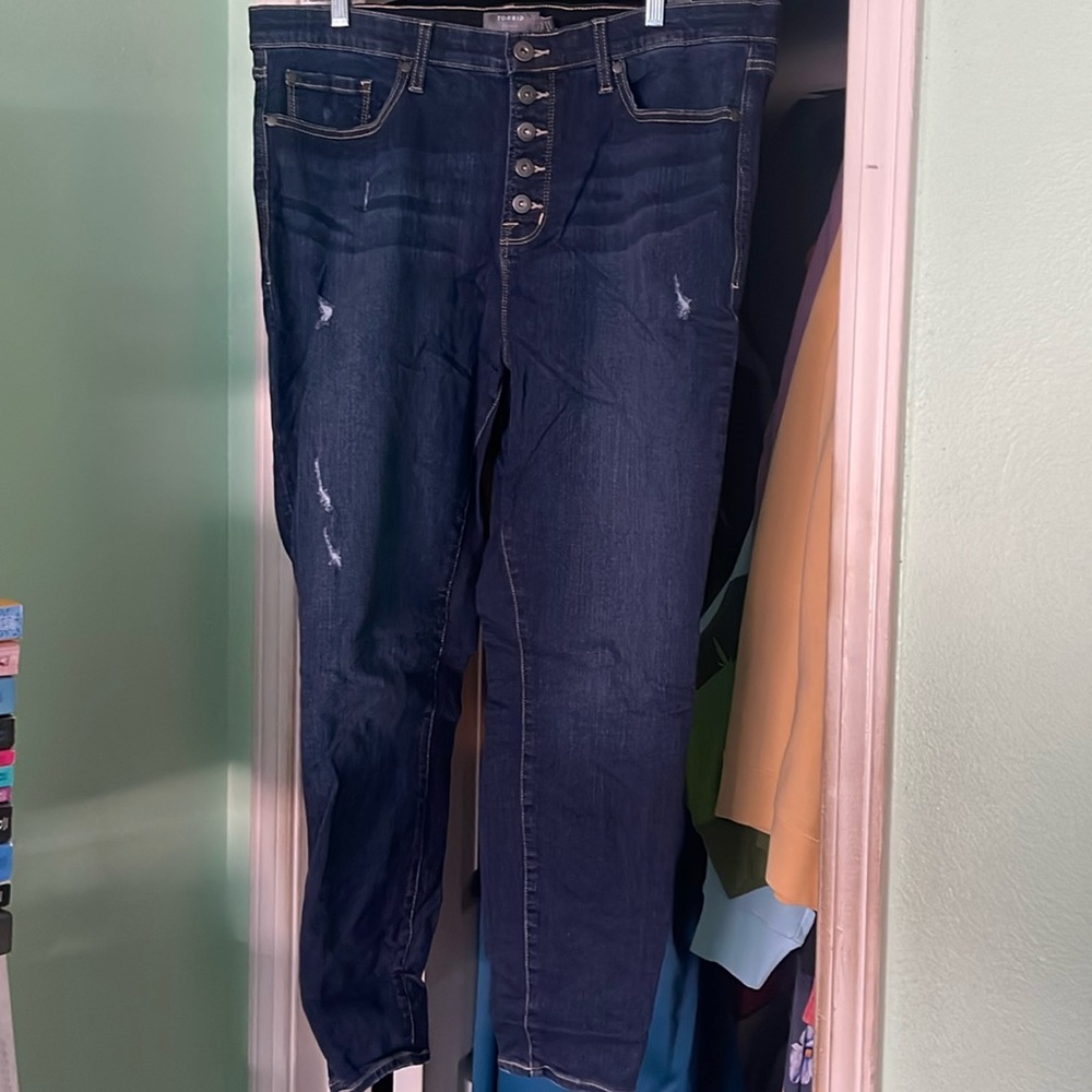 Torrid button up jeans